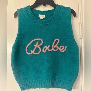 Pink and Green Le Lis Clothing top